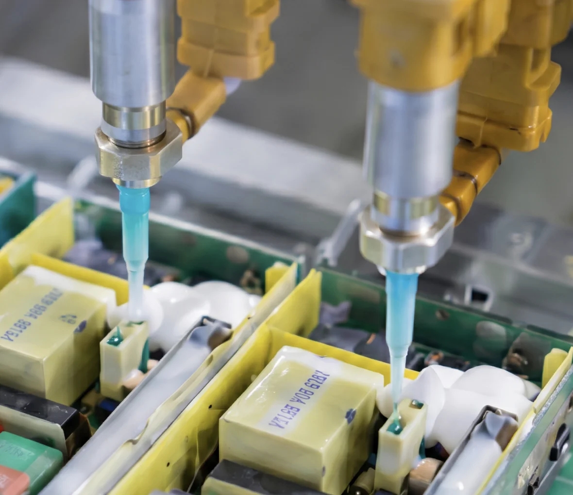 AUTOMATIC GLUE POTTING
