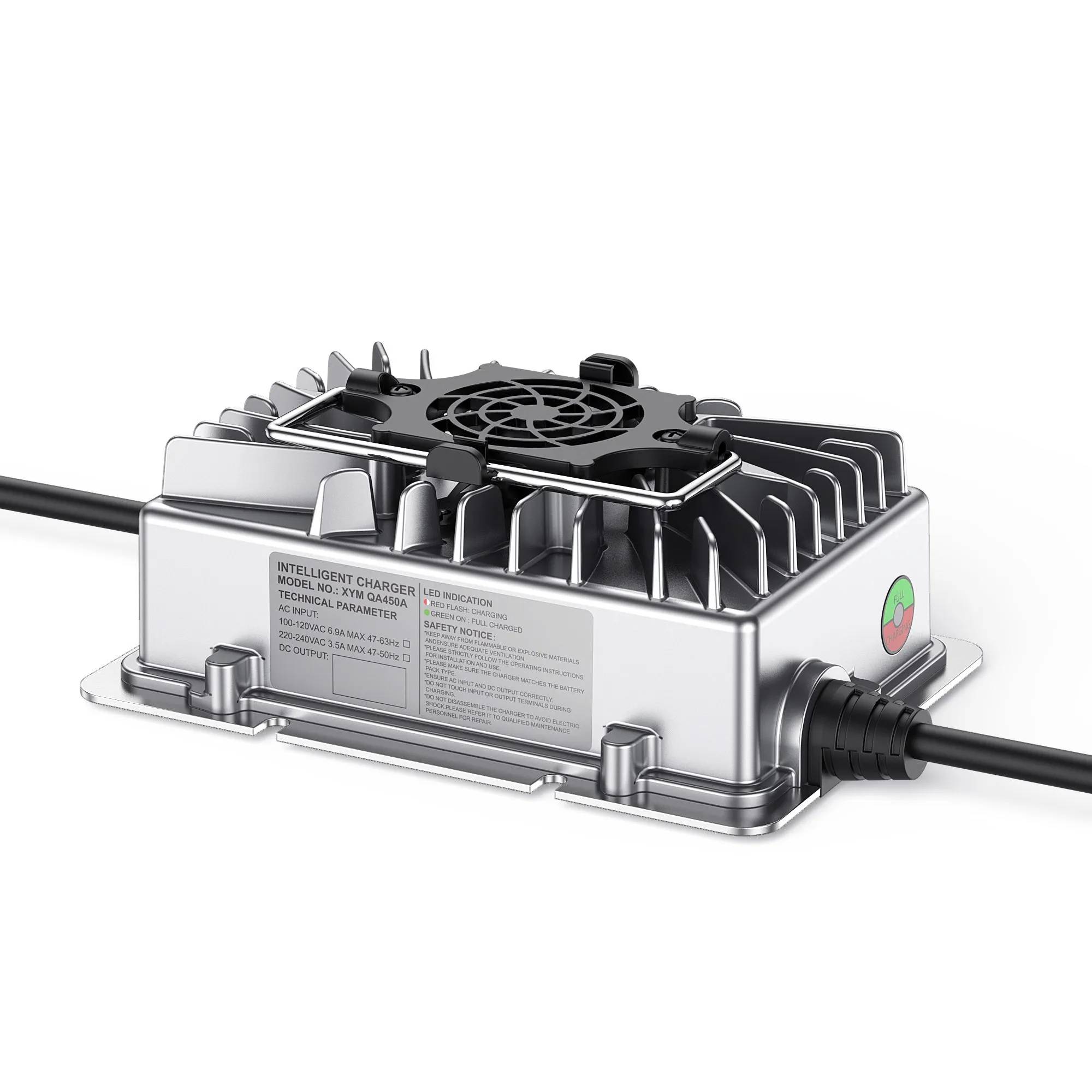 450W IP65 Industrial Battery Charger – OEM Waterproof Smart Charging Solution